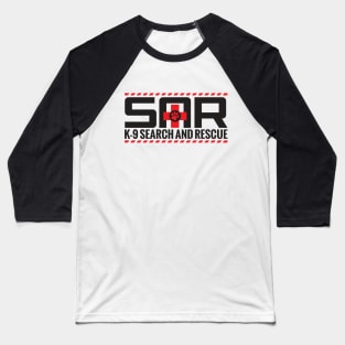 K-9 Search and Rescue Baseball T-Shirt